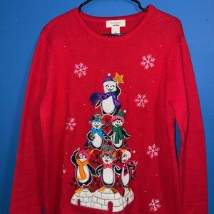 Bechamel Red Christmas Knitwear
